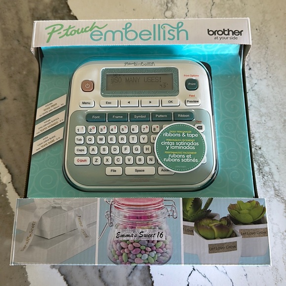 Brother Party Supplies Brother Ptouch Embellish Ribbon And Tape